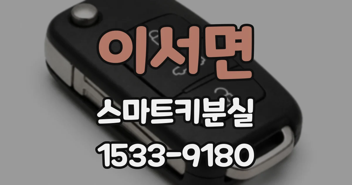 이서면 스마트키분실