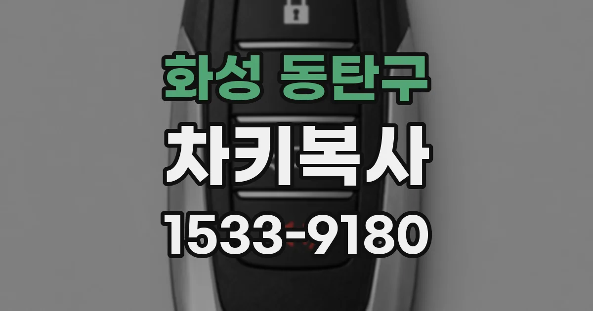 화성 동탄구 차키복사