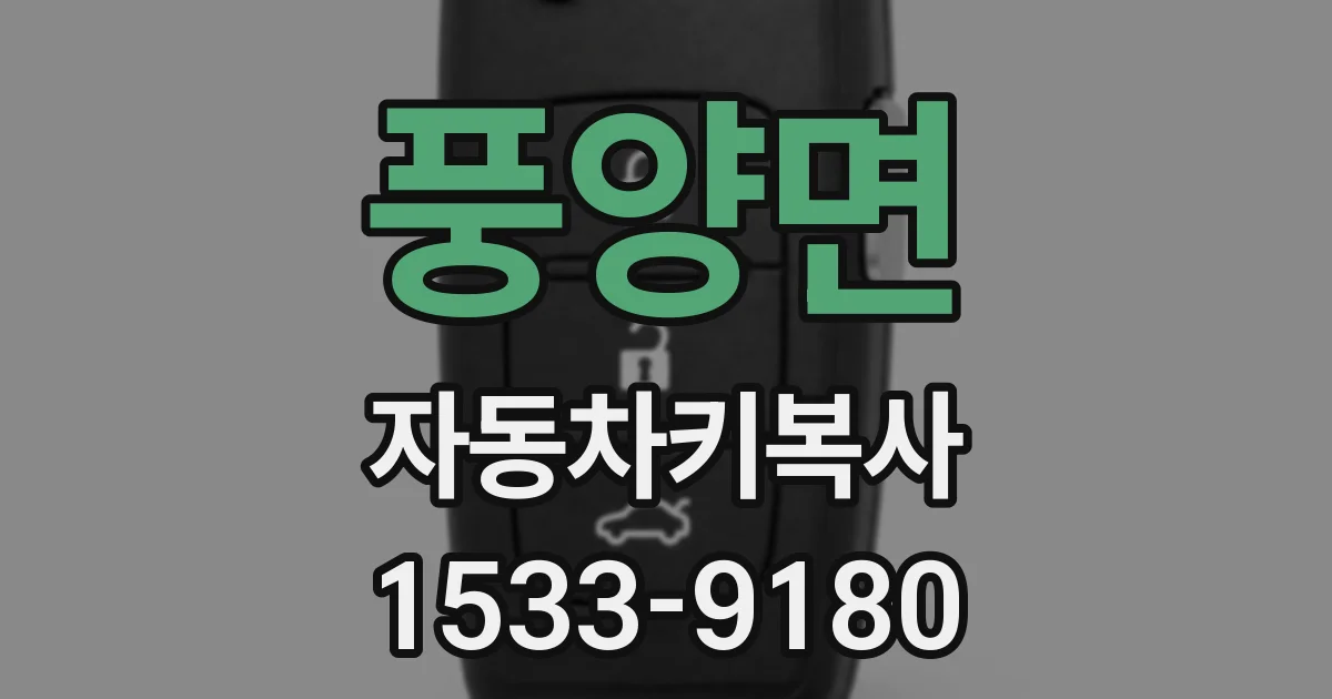 풍양면 자동차키복사