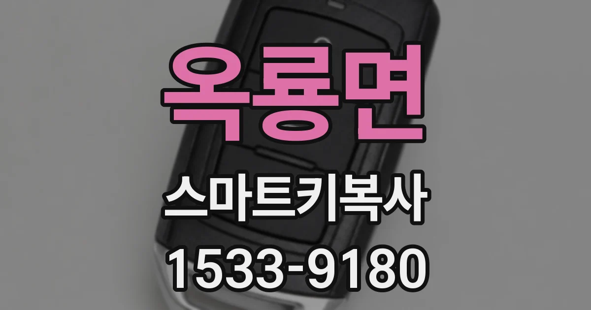 옥룡면 스마트키복사