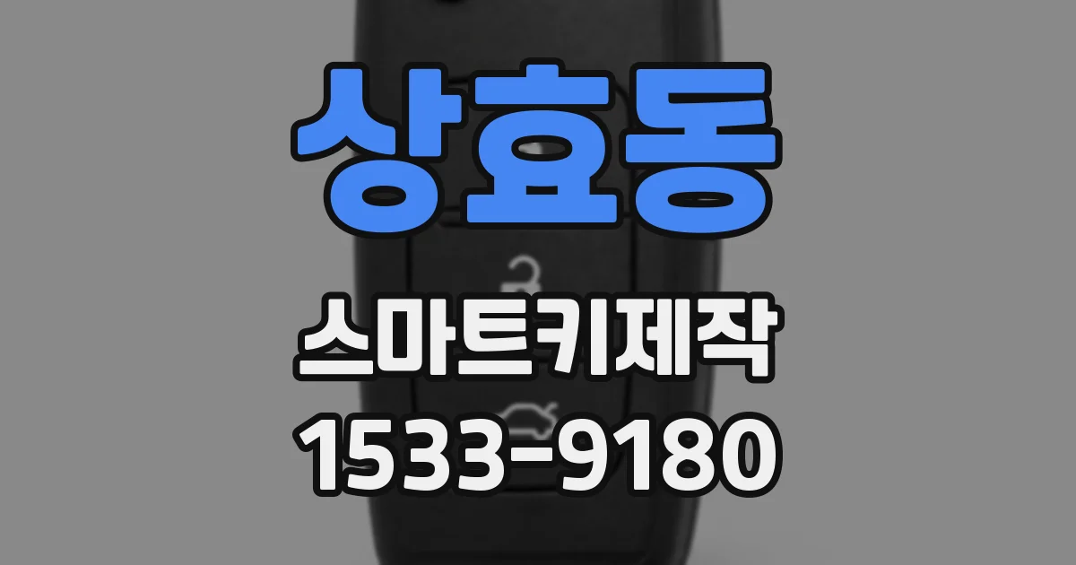 상효동 스마트키제작