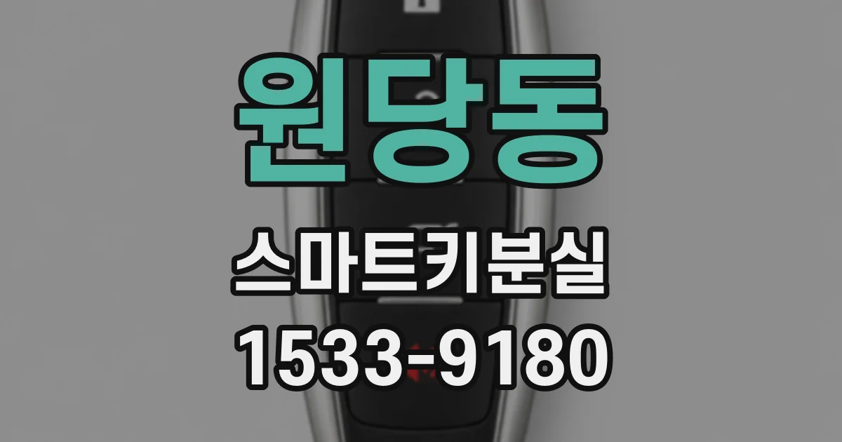 원당동 스마트키분실