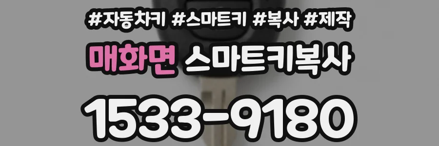 매화면 스마트키복사