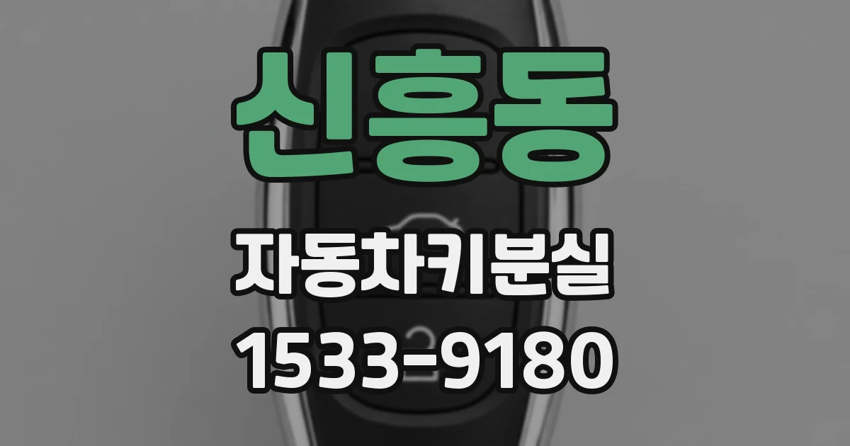 신흥동 자동차키분실
