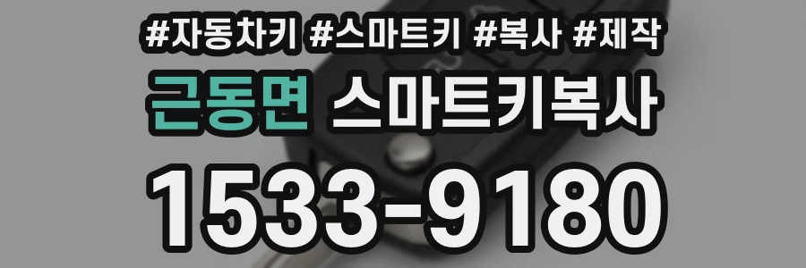 근동면 스마트키복사