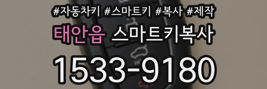 태안읍 스마트키복사