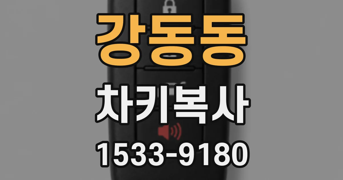 강동동 차키복사
