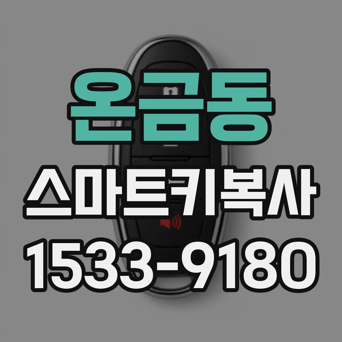 온금동 스마트키복사
