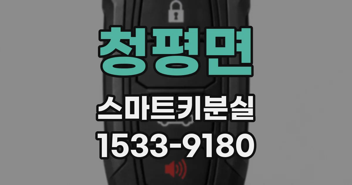 청평면 스마트키분실