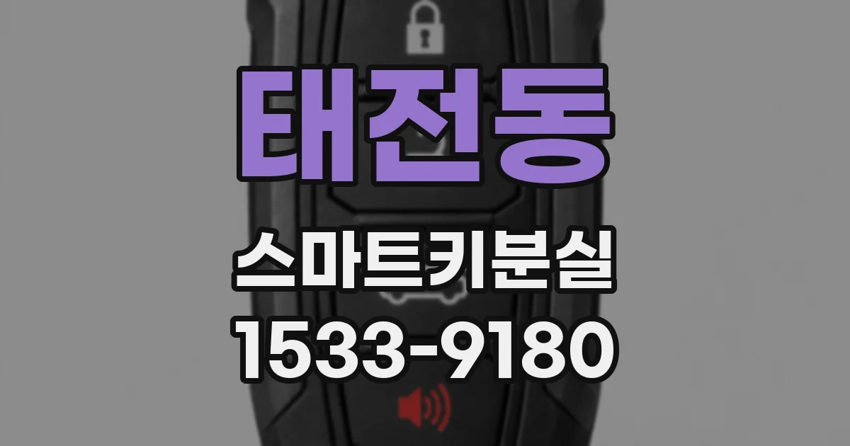 태전동 스마트키분실