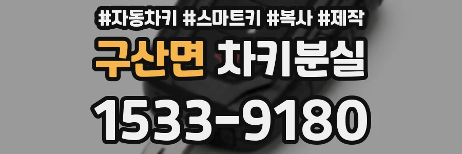 구산면 차키분실