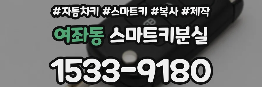 여좌동 스마트키분실