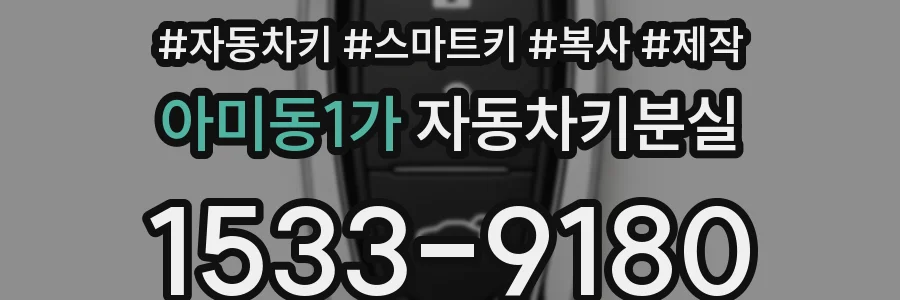 아미동1가 자동차키분실