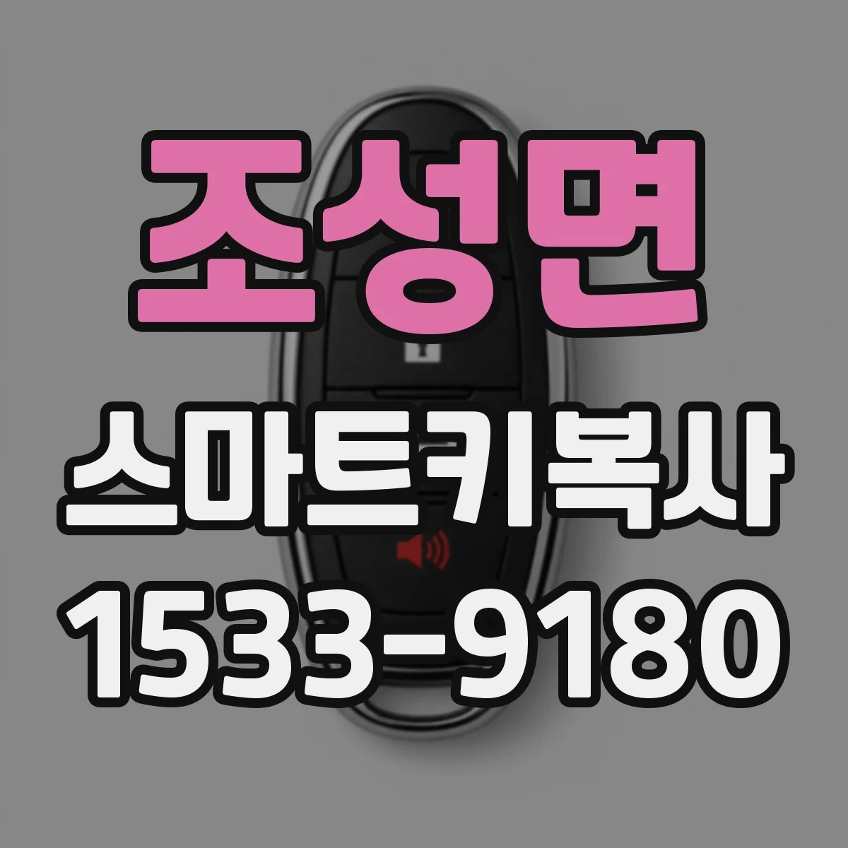 조성면 스마트키복사
