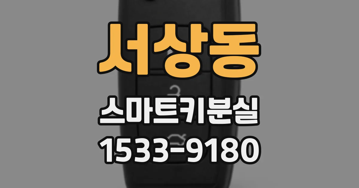 서상동 스마트키분실