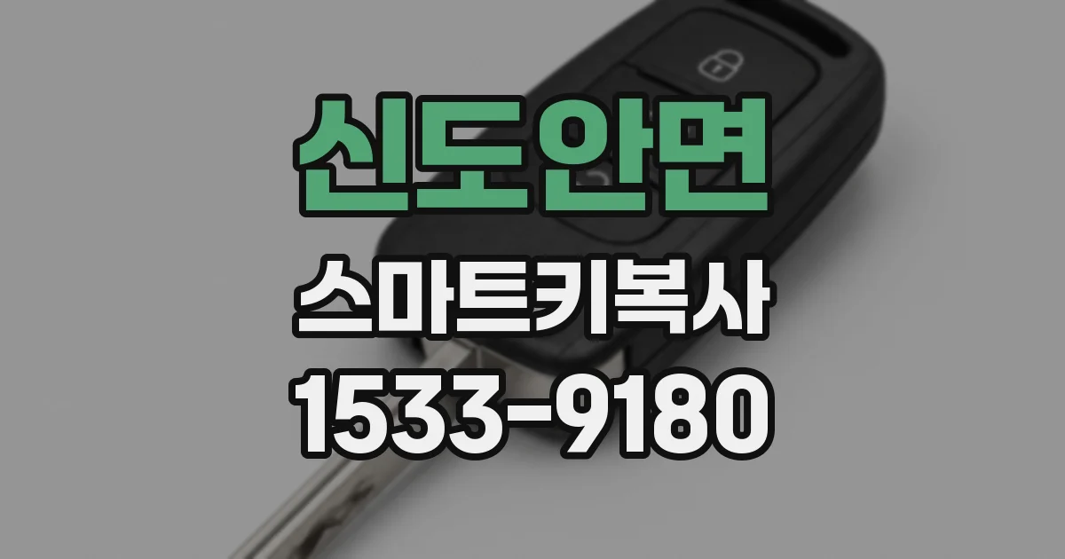 신도안면 스마트키복사