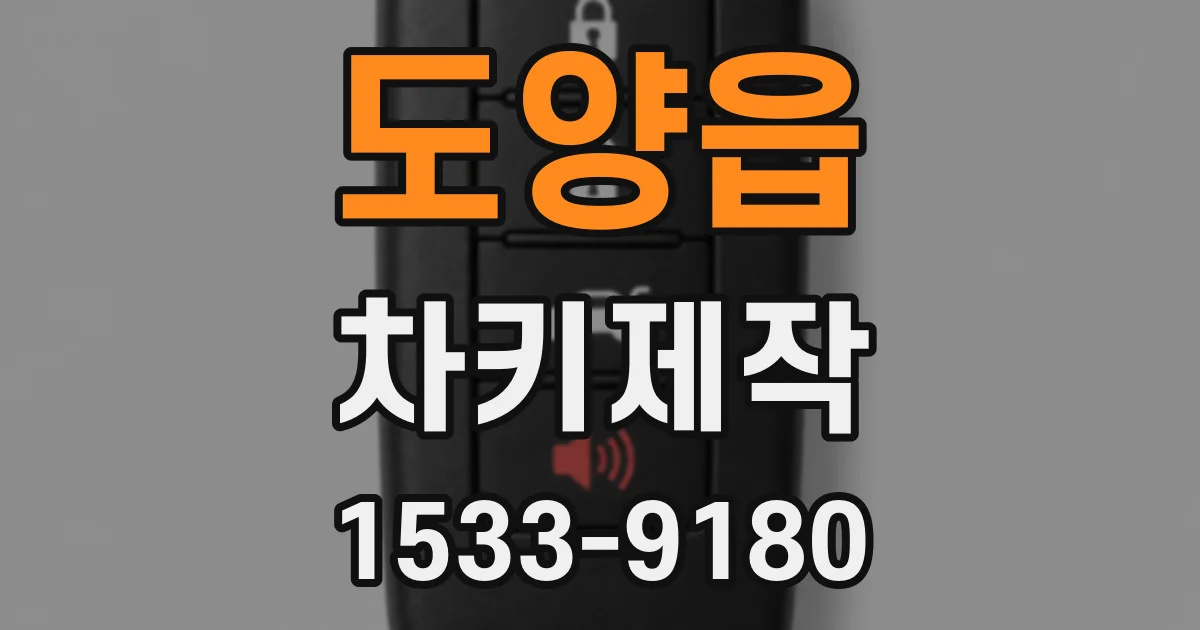 도양읍 차키제작