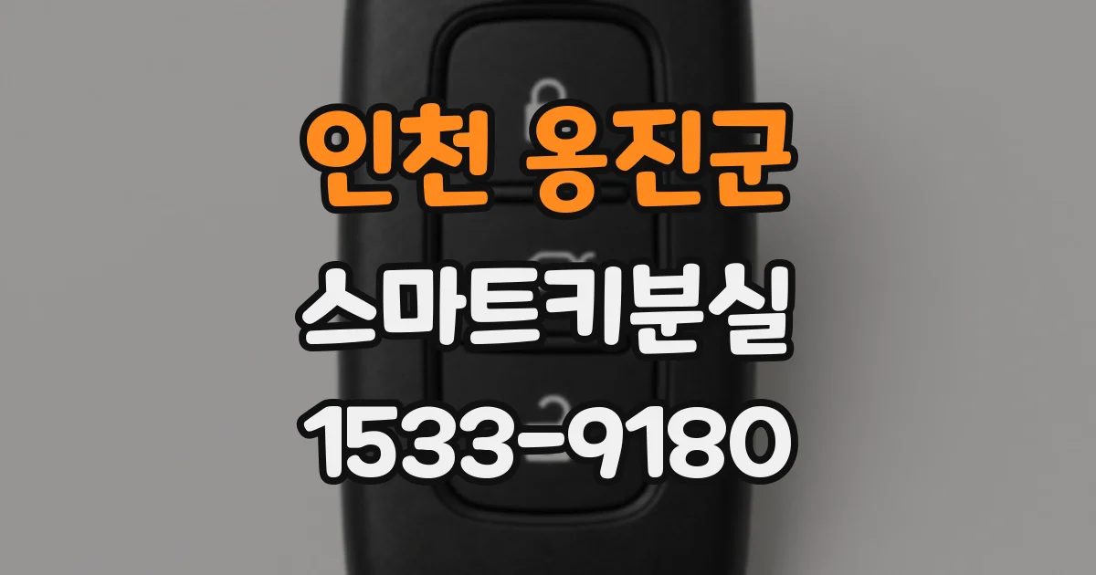 인천 옹진군 스마트키분실