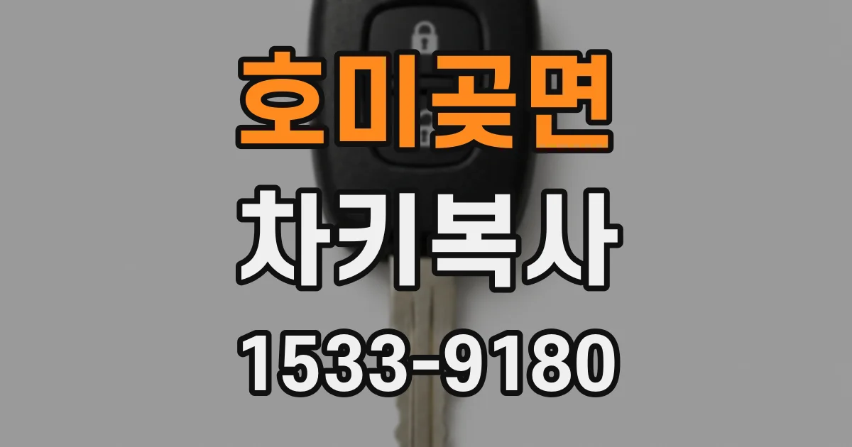 호미곶면 차키복사