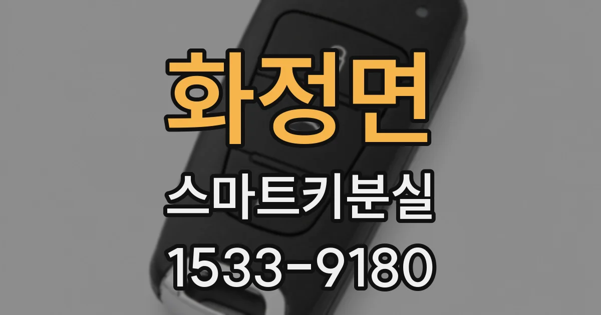 화정면 스마트키분실