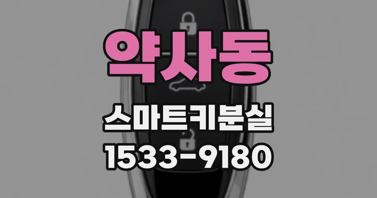 약사동 스마트키분실