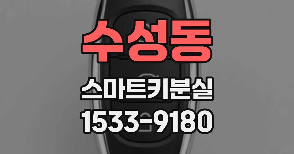 수성동 스마트키분실