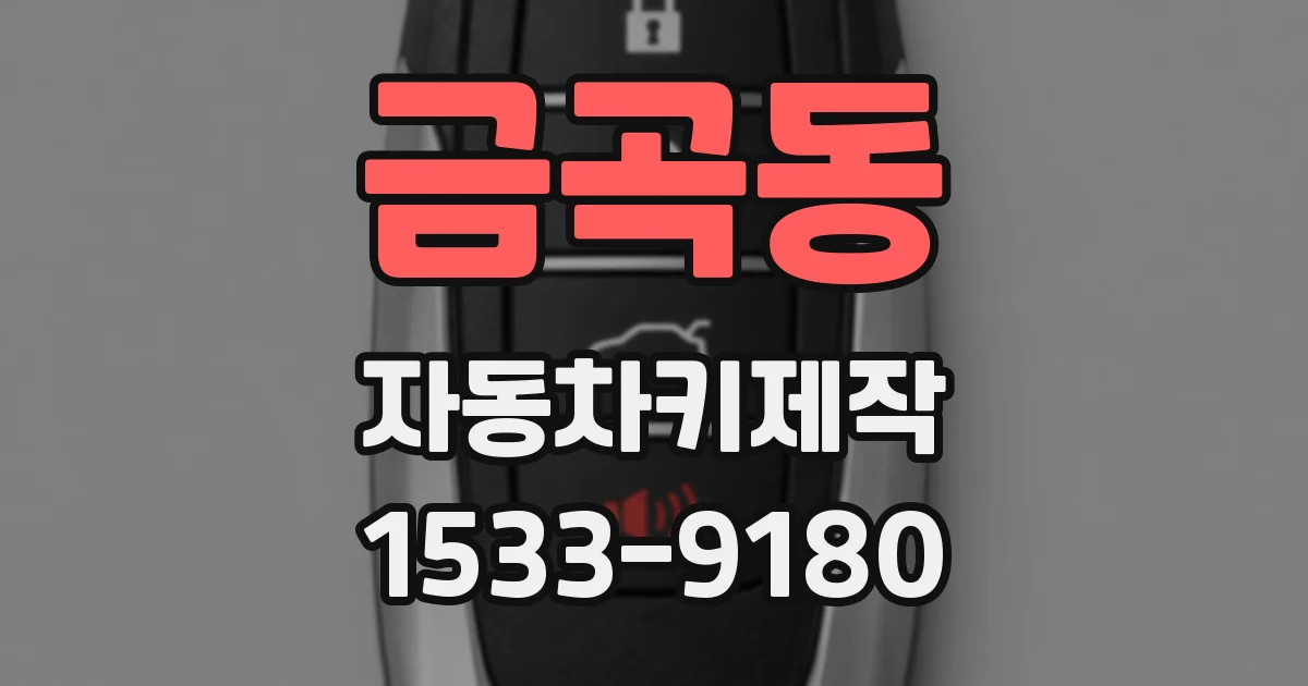 금곡동 자동차키제작