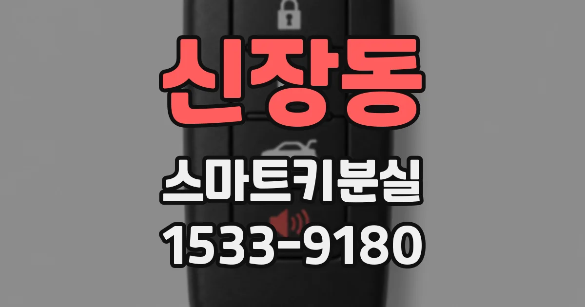 신장동 스마트키분실