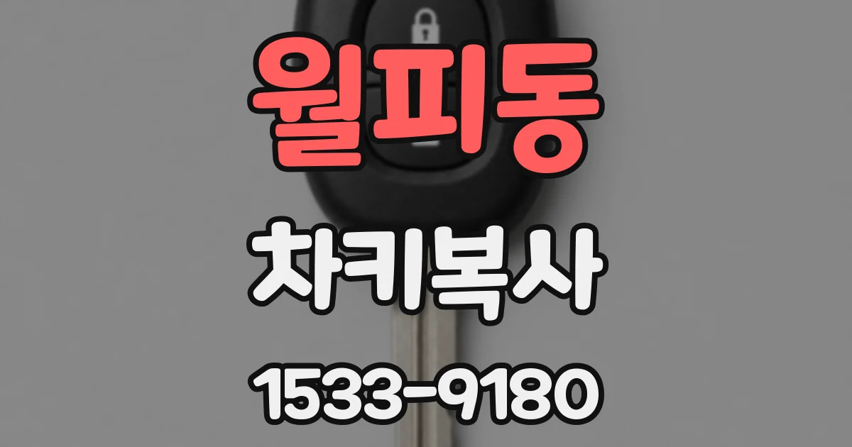 월피동 차키복사
