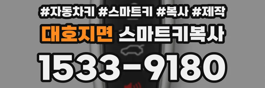 대호지면 스마트키복사