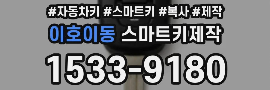 이호이동 스마트키제작