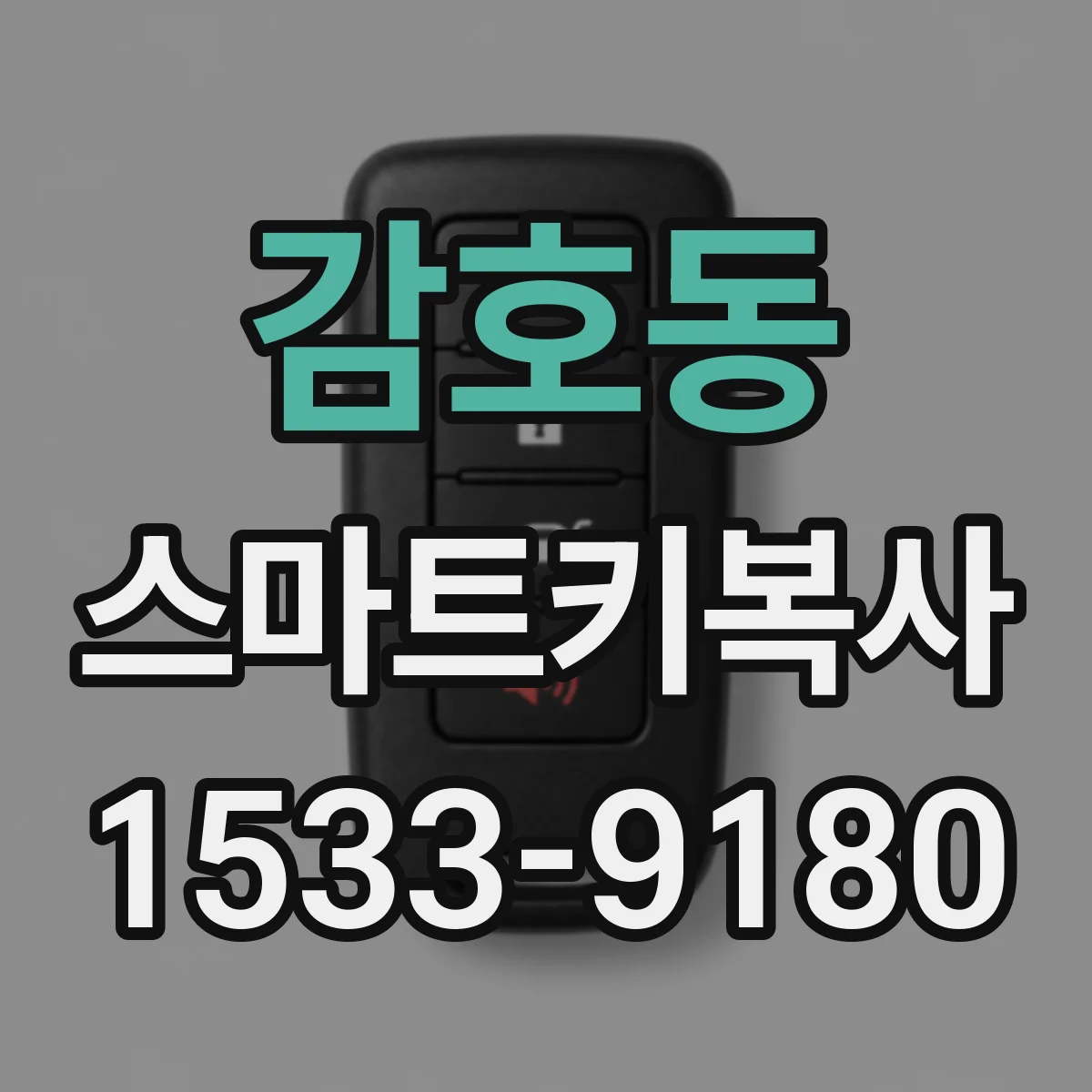 감호동 스마트키복사