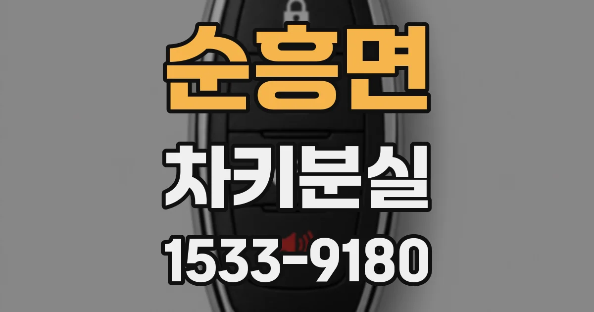순흥면 차키분실