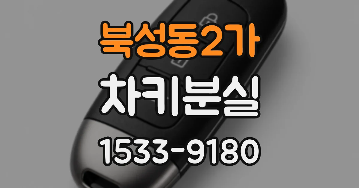 북성동2가 차키분실