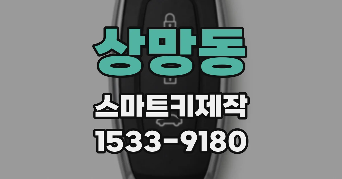 상망동 스마트키제작