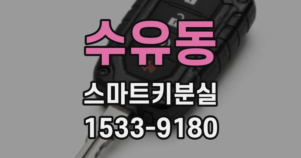 수유동 스마트키분실
