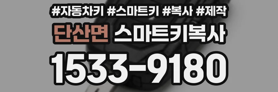 단산면 스마트키복사