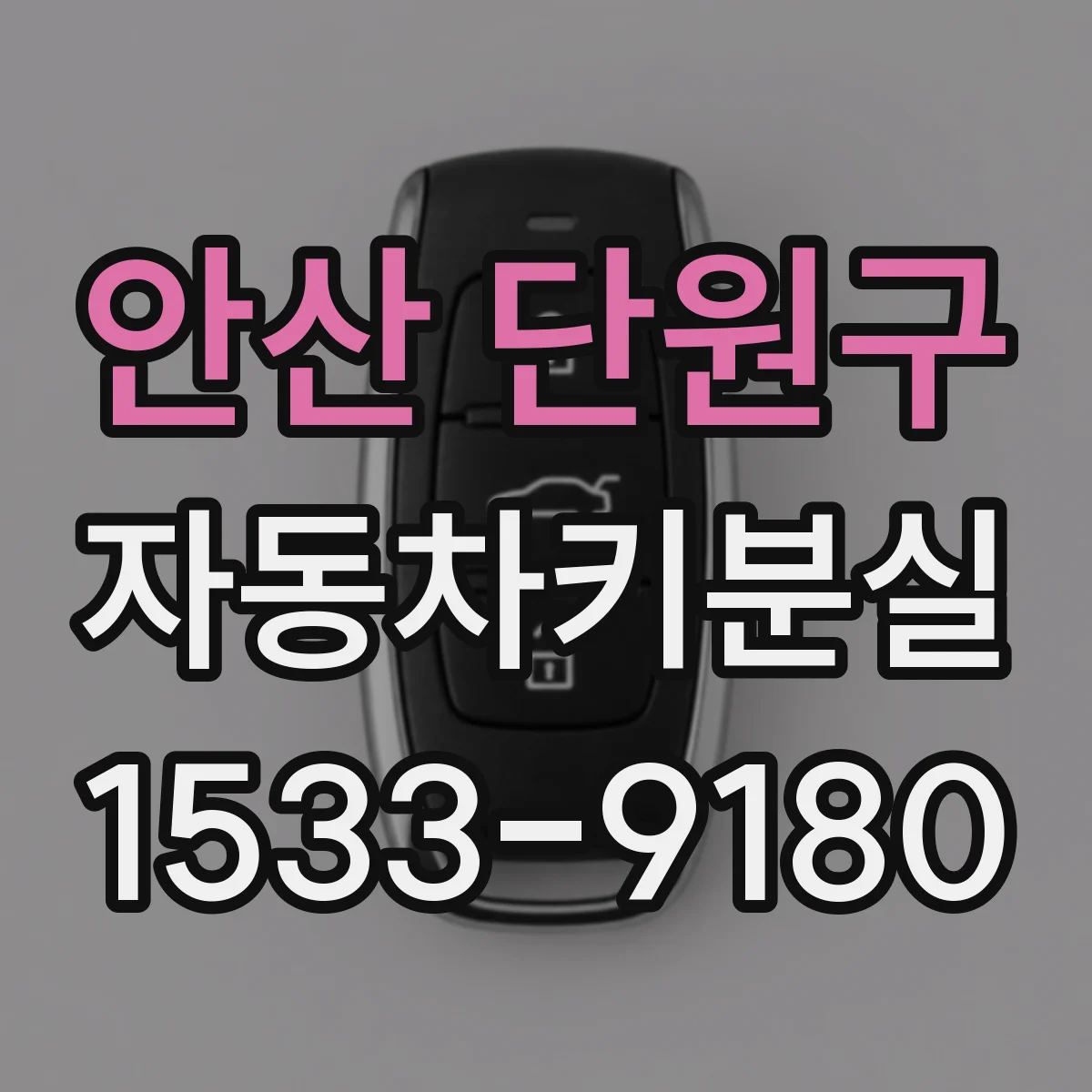 안산 단원구 자동차키분실