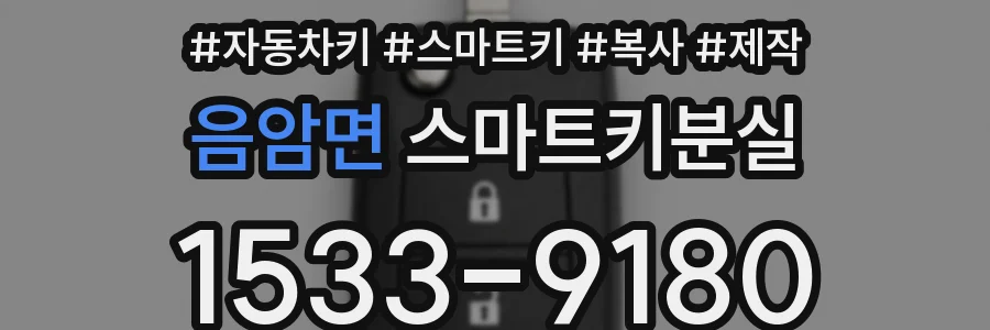 음암면 스마트키분실