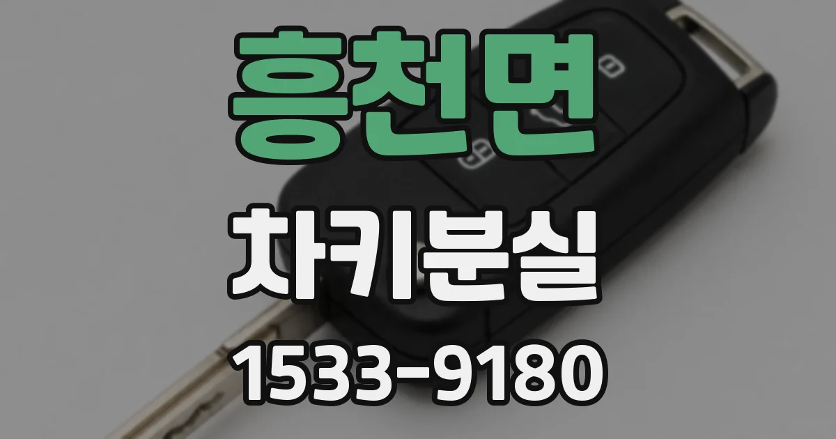 흥천면 차키분실