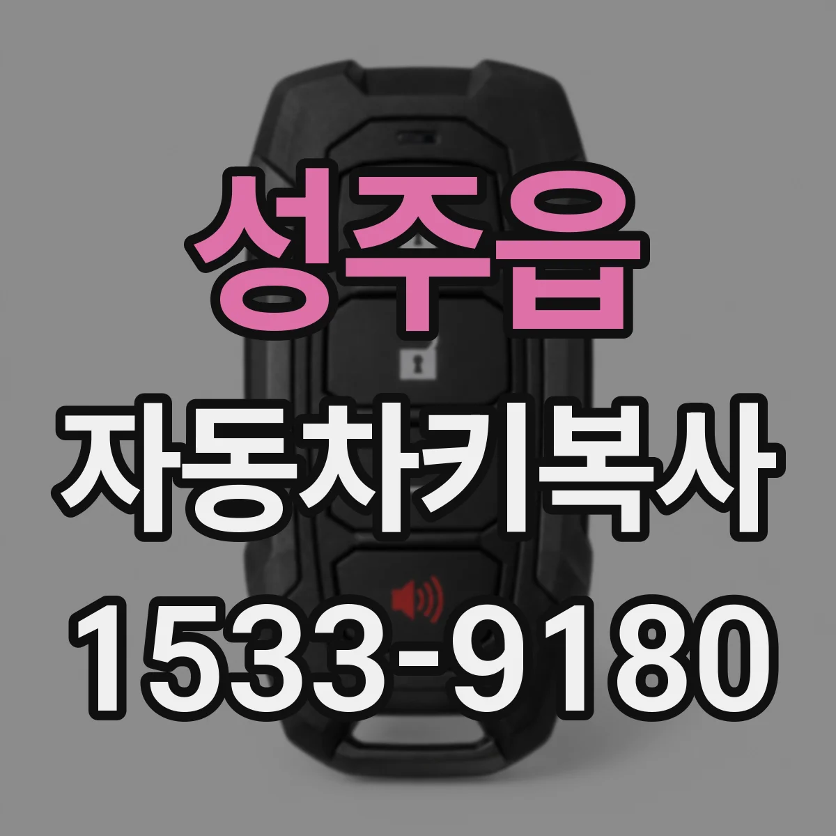 성주읍 자동차키복사