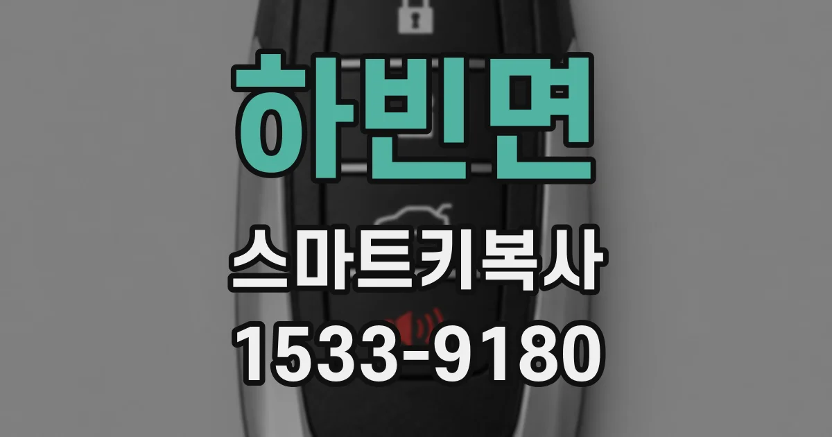 하빈면 스마트키복사