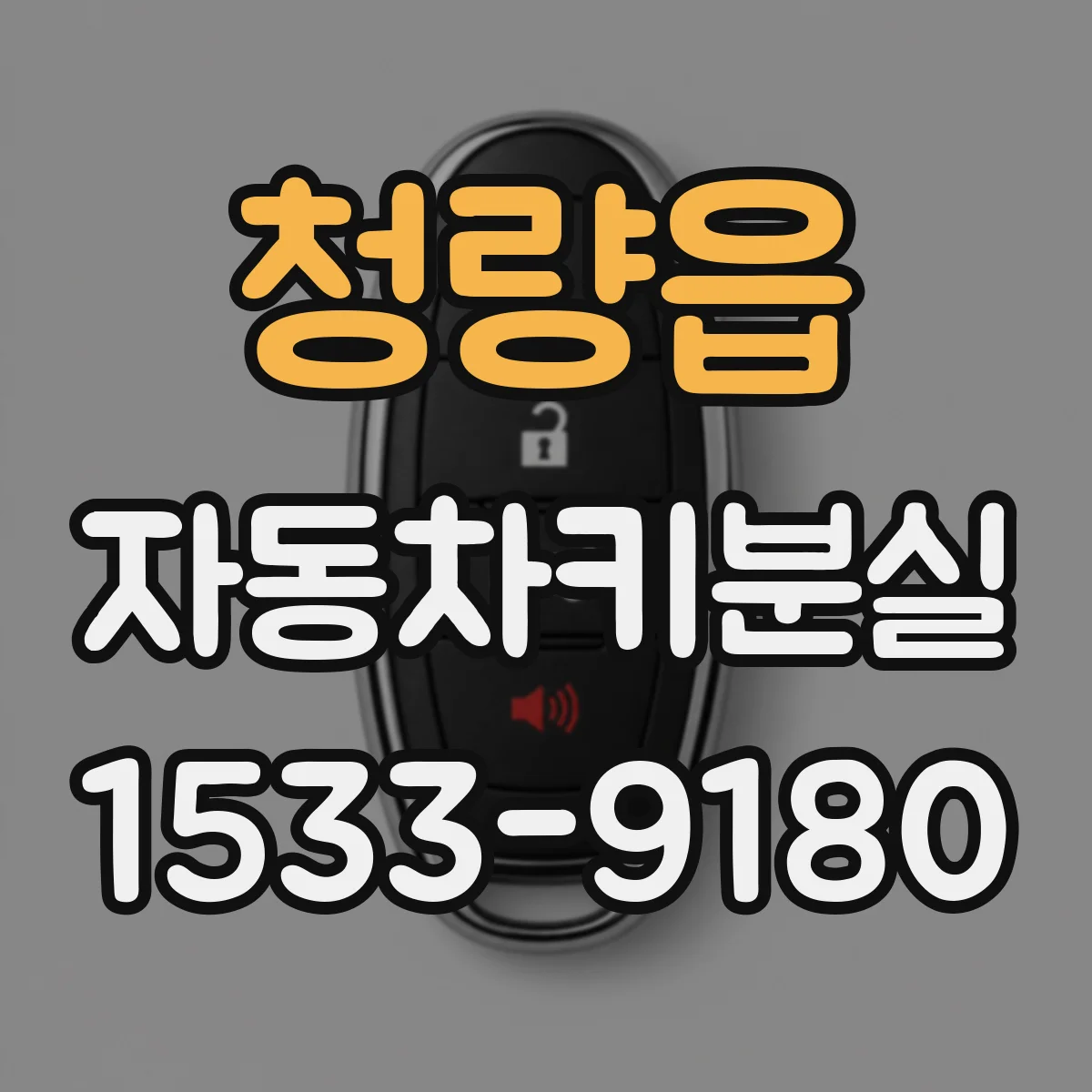 청량읍 자동차키분실