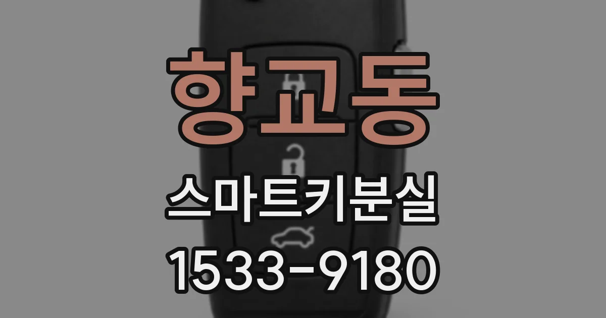 향교동 스마트키분실