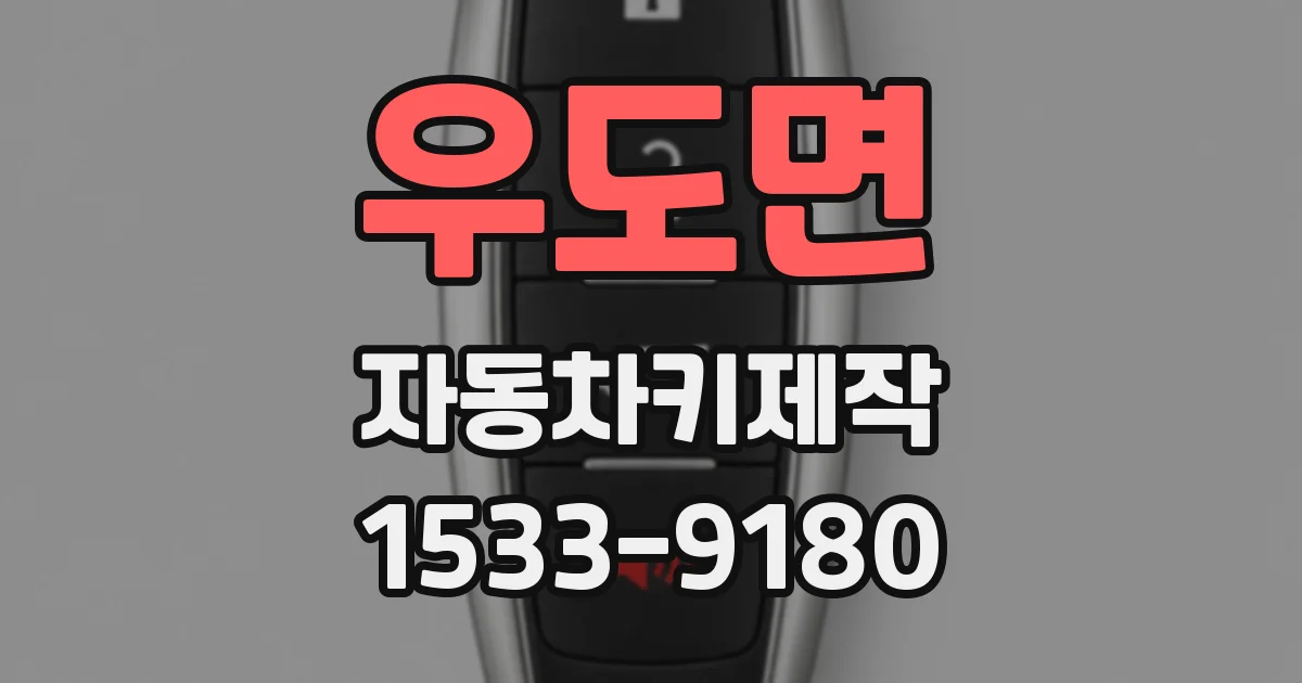 우도면 자동차키제작
