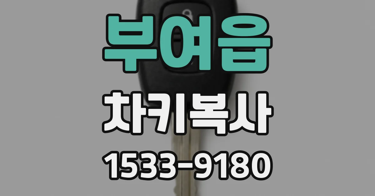 부여읍 차키복사