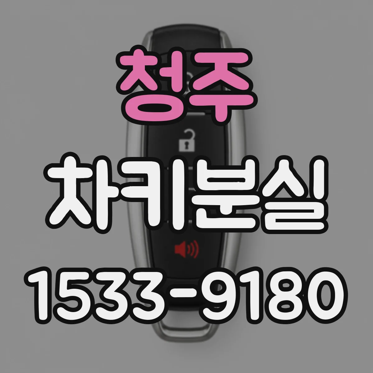 청주 차키분실