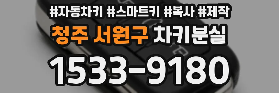 청주 서원구 차키분실