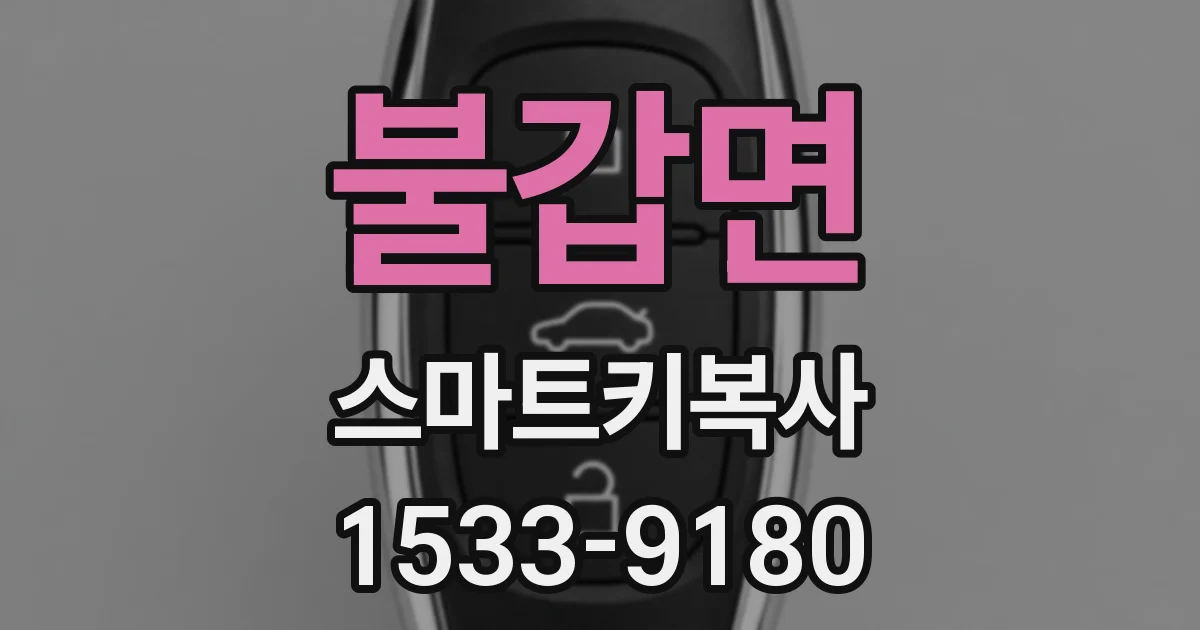 불갑면 스마트키복사