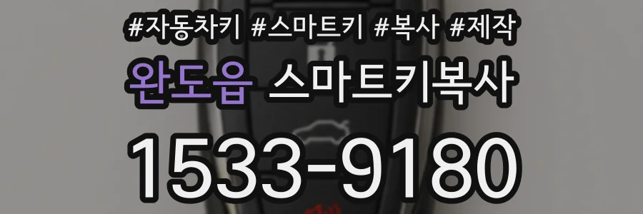 완도읍 스마트키복사